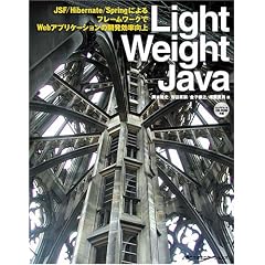 Light Weight Java�\JSF/Hibernate/Spring�ɂ��t���[�����[�N��Web�A�v���P�[�V�����̊J����������