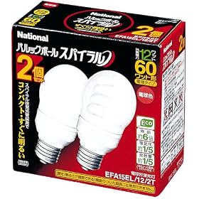 Panasonic �p���b�N�{�[���X�p�C���� �d��60�^�^�C�vA15�` 2�� �d���F EFA15EL12/2T