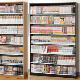 ��119cm �}���K�i���̃R�~�b�N/DVD���b�N ���[�͂Q�{�̑O��I�d�l 1078�����[ �f�B�X�v���C�X�^���h3�Z�b�g�t (�_�[�N�u���E�� D)