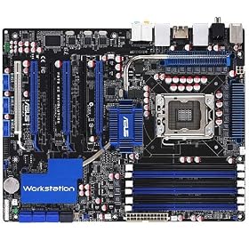 ASUSTek �}�U�[�{�[�h ���[�N�X�e�[�V�������� Intel LGA1366/DDR3�������Ή� ATX P6T6 WS Revolution