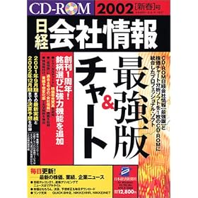 CD-ROM ���o��Џ�� �ŋ���&�`���[�g 2002�V�t��