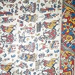 Multi Kalamkari Kamalkudi Cotton Dress Material Without Dupatta (1 meter)