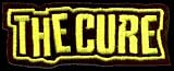  The Cure - Yellow Logo on Black - Embroidered Iron On or Sew On Patch