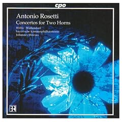 ���X���� [���[�b�e�B]:2�̃z�����Ɗǌ��y�̂��߂̋��t�� �� (Rosetti: Concertos for Two Horns)