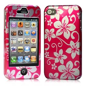 red  Plastic Case iPhone 4 �@�n�i�� Plastic�P�[�X �@���b�h�@�t���ی�t�B�����@USB�[�d�P�[�u���t�i�S�Q�F�j(192-2)
