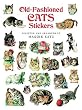Old-Fashioned Cats Stickers: 93 Full-Color Pressure-Sensitive Designs