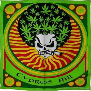 【クリックで詳細表示】バンダナ ドクロ柄 Cypress Hill