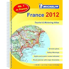 France Atlas 2012 (Michelin Tourist & Motoring Atlases)