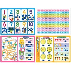 【クリックで詳細表示】おふろシール かず おぼえちゃおう！