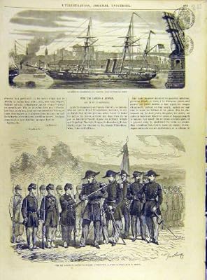  1863 のフリゲート艦のフロリダブレストの祝日の士官候補生のチューリッヒのフランス語