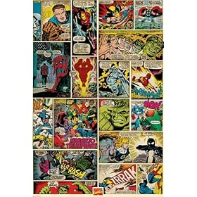 MARVEL COMICS/�}�[�x���R�~�b�N�X�iCOMIC PANEL�j�sPPA-022�t�|�X�^�[���L�����N�^�[�O�b�Y�iPOSTER�j�ʔ́�