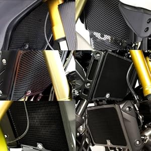 【クリックで詳細表示】Radiator Guards：BLACK HONDA CBR600F(11-)
