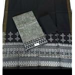 Plain / Solid Chanderi Cotton Dress Material With Dupatta