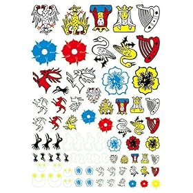 �A���h���A�~�j�`���A�Y AT-012 French Heraldry Transfers
