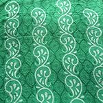 Green Raw Silk Saree With blouse piece