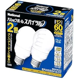 Panasonic �p���b�N�{�[���X�p�C���� �d��60�^�^�C�vA15�` 2�� �p���b�NDay�F EFA15ED12/2T