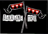  Alkaline Trio - Logo with Heart & Skull Flags - Sticker / Decal