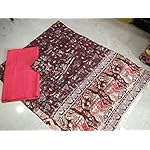 Kalamkari Cotton Dress Material With Dupatta