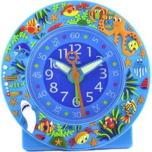  【 ベビーウォッチ / babywatch 】◆ ZIP アラームクロック / オーシャン ocean [正規輸入品］ ( 子供用 目覚し時計 置き時計 フランス 学習時計 Baby Watch Paris ）