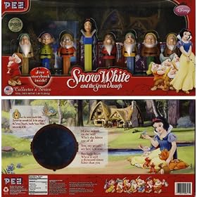 PEZ �y�b�c�@����P�ƂV�l�̏��l�A�����A8�����{�b�N�X�Z�b�g�@Snow White and the Seven Dwarfs