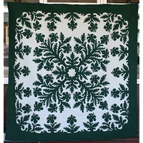 Hawaiian quilt �n���C�A���L���g�^�y�X�g���[(����) �u�n�C�r�X�J�X �� ���[�t��(�z���C�g/�O���[��) /�C���e���A �n���C�A���G�݁E���� �n���C�A���L���g
