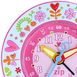  【 ベビーウォッチ / babywatch 】 ◆ ZIP アラームクロック / お庭ブルー Mio jardino [正規輸入品］ ( 子供用 目覚し時計 置き時計 フランス 学習時計 Baby Watch Paris ）