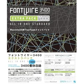FONTWIRE 3400 EXTRAPACK for Macintosh