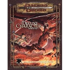 Deluxe Player Character Sheets: Dungeons & Dragons Accessory (D&D Accessory)