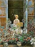  Camille Monet a'la fenetre 1873 Poster par Claude Monet