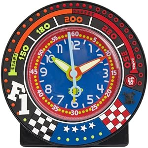  【 ベビーウォッチ / babywatch 】 ◆ ZIP アラームクロック / F1 カー FORMULE 1 [正規輸入品］ ( 子供用 目覚し時計 置き時計 フランス 学習時計 Baby Watch Paris ）