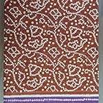 Brown Floral Cotton Saree