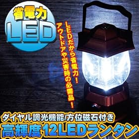 �y�v���d�΍�/�݉����z�����d�� LED�����^�� �_�C�������� ��펞�ɕ֗�!�@���P�x12LED�����^����19cm12�~cm