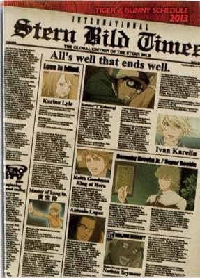  手帳B6 Tiger&Bunny ヒーロー集合柄