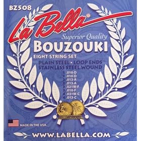 La Bella BZ508 BOUZOUKI �u�Y�[�L�W���Z�b�g Greek Bouzouki Strings