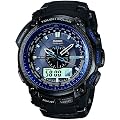 [�J�V�I]CASIO �r���v PROTREK �v���g���b�N BLACK�~BLUE SERIES �^�t�\�[���[ �d�g���v MULTIBAND 6 PRW-5000Y-1JF �����Y