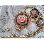 Multi Paper Traditional Jewellery Set
