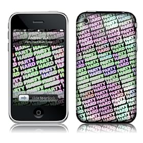 Music Skins iPhone 3G/3GS�p�t�B����  Andrew WK - Party Hard Multi Color  iPhone 3G/3GS   MSRKIP3G0279