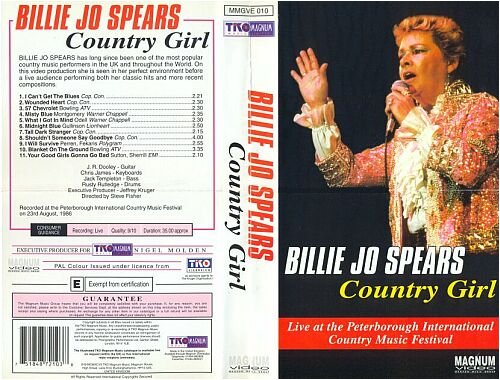  Billie Jo Spears - Country Girl - Live at the Peterborough International Country Music Festival 23rd August 1986 [UK-Import]