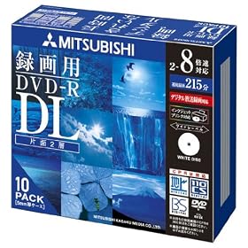 �O�H���w���f�B�A Verbatim DVD-R DL 2�w�� 1��^��p 215�� 2-8�{�� 5mm�P�[�X 10���p�b�N ���C�h����Ή� �z���C�g���[�x�� VHR21HDSP10