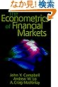 The Econometrics of Financial Markets
