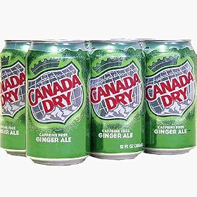 �J�i�_�h���C�F�W���W���[�G�[���i�f�B�J�t�F�[�J�t�F�C�������j 24�ʓ��� Canada Dry Ginger Ale, Caffeine Free in a can (24/pkg)
