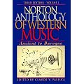 Norton Anthology of Western Music: Ancient to Baroque (Norton Anthology of Western Music Volume I Series, Volume1)