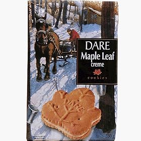�f�A�F���[�v�����[�t�N�b�L�[�i��Q�P������j�@ Dare Cookies - Maple Leaf (approx. 21/pkg)
