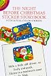 The Night Before Christmas Sticker Storybook (Dover Sticker Storybooks)