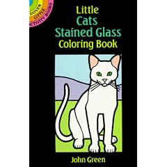 Little Cats Stained Glass Coloring Book (Dover Stained Glass Coloring Book)
