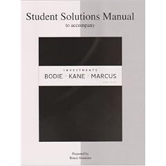 Investments Student Solutions Manual