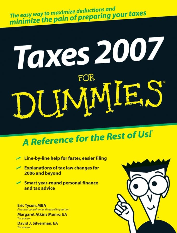 Taxes 2007 For Dummies (Taxes for Dummies)