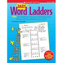 Daily Word Ladders: Grades 1-2: 150+ Reproducible Word Study Lessons That Help Kids Boost Reading, Vocabulary, Spelling and Phonics Skills!