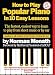 How To Play Popular Piano In 10 Easy Lessons (Fireside Books (Fireside)) by Norman Monath