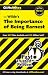 CliffsNotes Importance of Being Earnest by Susan Van Kirk